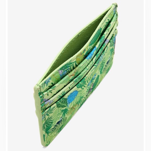 LOUNGEFLY DISNEY PIXAR A BUG’S LIFE Leaf Print CARDHOLDER! - Picture 3 of 4